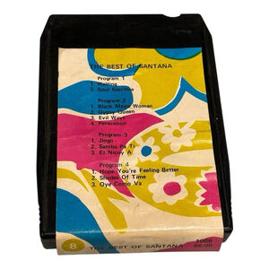 Best Of Santana 8 Track Tape Cartridge 1069